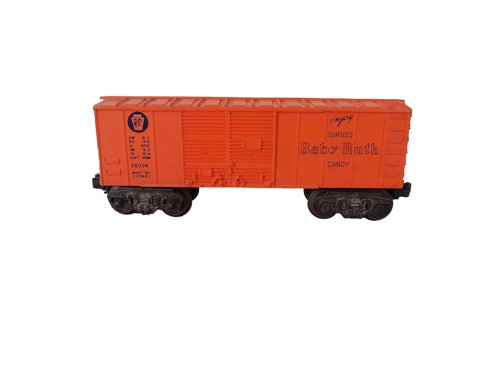 Vintage Curtiss Baby Ruth Candy O gauge train box car freight car